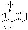 结构式 CAS# 224311-51-7, 2-(二叔丁基膦)联苯