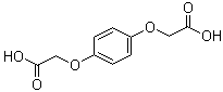 结构式 CAS# 2245-53-6, 氢醌-O,O'-二乙酸