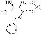结构式 CAS# 22529-61-9, 3-O-苄基-1,2-O-异亚丙基-alpha-D-呋喃葡萄糖