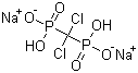 结构式 CAS# 22560-50-5, 氯屈膦酸二钠
