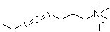 structure of CAS# 22572-40-3, 1-Ethyl-3-(3-dimethylaminopropyl)carbodiimide methiodide;1-[3-(Dimethylamino)propyl]-3-ethylcarbodiimide methiodide; N-[3-(Dimethylamino)propyl]-N'-ethylcarbodiimide methiodide; [3-[(Ethylimidocarbonyl)amino]propyl]trimethylammonium iodide