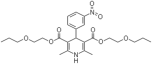 Niludipine molecular structure (CAS 22609-73-0)