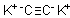 Potassium acetylide molecular structure (CAS 22754-96-7)