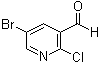structure of CAS# 228251-24-9, 5-Bromo-2-chloronicotinaldehyde;5-Bromo-2-chloro-3-pyridinecarboxaldehyde