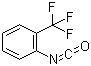 structure of CAS# 2285-12-3, 2-(Trifluoromethyl)phenyl isocyanate;1-Isocyanato-2-(trifluoromethyl)benzene