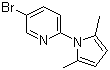 结构式 CAS# 228710-82-5, 5-溴-2-(2,5-二甲基吡咯-1-基)吡啶