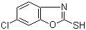 structure of CAS# 22876-20-6, 6-Chloro-2-benzoxazolethiol;6-Chlorobenzoxazole-2(3H)-thione