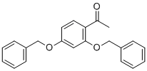 structure of CAS# 22877-01-6, 1-(2,4-Bis(benzyloxy)phenyl)ethanone;2',4'-Bis(benzyloxy)acetophenone