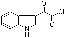 structure of CAS# 22980-09-2, Indole-3-glyoxylyl chloride;alpha-Oxo-1H-indole-3-acetyl chloride