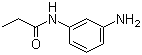结构式 CAS# 22987-10-6, N-丙酰基-1,3-苯二胺; 间氨基丙酰苯胺