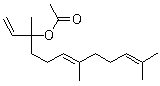 structure of CAS# 2306-78-7, Nerolidol acetate;3,7,11-Trimethyl-1,6,10-dodecatrien-3-yl acetate; NSC 72036