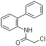 结构式 CAS# 23088-28-0, N-(联苯-2-基)-2-氯乙酰胺