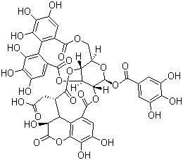 structure of CAS# 23094-71-5, Chebulagic acid