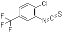 structure of CAS# 23165-49-3, 2-Chloro-5-(trifluoromethyl)phenyl isothiocyanate;NSC 172980