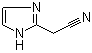structure of CAS# 23184-45-4, 1H-Imidazole-2-acetonitrile;Imidazole-2-acetonitrile; 2-Cyanomethylimidazole