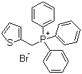 structure of CAS# 23259-98-5, (2-Thienylmethyl)triphenylphosphonium bromide;2-Thenyltriphenylphosphonium bromide; 2-Triphenylphosphonium bromide-thiophene; Triphenyl(2-thienylmethyl)phosphonium bromide