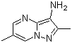 2,6-Dimethylpyrazolo[1,5-a]pyrimidin-3-amine molecular structure (CAS 232601-05-7)