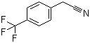 structure of CAS# 2338-75-2, 4-(Trifluoromethyl)phenylacetonitrile;4-(Trifluoromethyl)benzyl cyanide