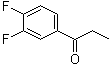 结构式 CAS# 23384-72-7, 3',4'-二氟苯丙酮