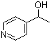 structure of CAS# 23389-75-5, 1-(4-Pyridinyl)ethanol;(+/-)-1-(4-Pyridyl)ethanol; 1-(4-Pyridyl)ethanol; 1-(4-Pyridyl)ethyl alcohol; 4-(1-Hydroxyethyl)pyridine; alpha-Methyl-4-pyridinemethanol
