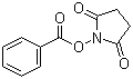 structure of CAS# 23405-15-4, Benzoic acid N-hydroxysuccinimide ester;BZ-OSU