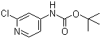 structure of CAS# 234108-73-7, 4-(Boc-amino)-2-chloropyridine;tert-Butyl 2-chloropyridin-4-ylcarbamate