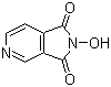 structure of CAS# 23439-88-5, N-Hydroxy-3,4-pyridinedicarboximide;2-Hydroxy-1H-pyrrolo[3,4-c]pyridine-1,3(2H)-dione