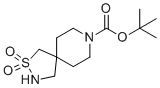 structure of CAS# 2344681-17-8, Tert-butyl 2,2-dioxo-2lambda6-thia-3,8-diazaspiro[4.5]decane-8-carboxylate