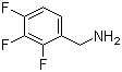 structure of CAS# 235088-67-2, 2,3,4-Trifluorobenzylamine;[(2,3,4-Trifluorophenyl)methyl]amine