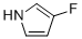 3-氟-1H-吡咯分子结构 (CAS 2358-35-2)