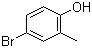 structure of CAS# 2362-12-1, 4-Bromo-2-methylphenol;4-Bromo-o-cresol
