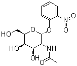 structure of CAS# 23646-67-5, 2-Nitrophenyl 2-(acetylamino)-2-deoxy-alpha-D-galactopyranoside