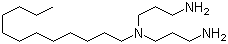 structure of CAS# 2372-82-9, N,N-Bis(3-aminopropyl)dodecylamine;Mistral; N,N-Bis(3-aminopropyl)laurylamine; Triameen Y 12