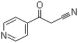 结构式 CAS# 23821-37-6, 3-氧代-3-(4-吡啶基)丙腈