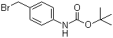 结构式 CAS# 239074-27-2, 4-(溴甲基)苯基氨基甲酸叔丁酯