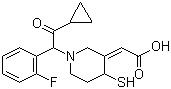 structure of CAS# 239466-74-1, Prasugrel metabolite;trans-R-138727