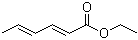 (E,E)-2,4-己二烯酸乙酯分子结构 (CAS 2396-84-1)