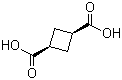 顺式-1,3-环丁烷二羧酸分子结构 (CAS 2398-16-5)