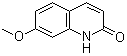 structure of CAS# 23981-26-2, 7-Methoxyquinolin-2(1H)-one;7-Methoxy-2(1H)-quinolinone; 7-Methoxycarbostyril