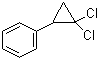 结构式 CAS# 2415-80-7, (2,2-二氯环丙基)苯; 1,1-二氯-2-苯基环丙烷