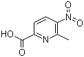 结构式 CAS# 24194-98-7, 2-甲基-3-硝基吡啶-6-羧酸