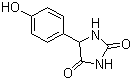 structure of CAS# 2420-17-9, 4-Hydroxyphenyl hydantoin;p-Hydroxyphenylhydantoin; 5-(4-Hydroxyphenyl)-2,4-imidazolidinedione