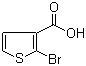 结构式 CAS# 24287-95-4, 2-溴噻吩-3-羧酸