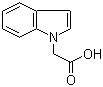 结构式 CAS# 24297-59-4, 吲哚-1-乙酸