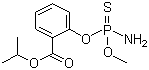 structure of CAS# 24353-61-5, Isocarbophos;Isopropyl 2-[(aminomethoxyphosphinothioyl)oxy]benzoate; 2-((Amino(methoxy)phosphinothioyl)oxy)benzoic acid 1-methylethyl ester; Optunal