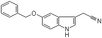 结构式 CAS# 2436-15-9, 5-苄氧基吲哚-3-乙腈