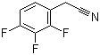 structure of CAS# 243666-13-9, 2,3,4-Trifluorophenylacetonitrile;2,3,4-Trifluorobenzyl cyanide