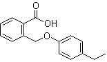 structure of CAS# 244219-99-6, 2-(4-Ethylphenoxymethyl)benzoic acid;2-[[(4-Ethylphenyl)oxy]methyl]benzoic acid
