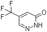 structure of CAS# 244268-34-6, 5-Trifluoromethyl-2H-pyridazine-3-one;5-Trifluoromethylpyridazin-3-ol