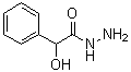 structure of CAS# 2443-66-5, Mandelohydrazide;DL-Hydroxy(phenyl)acetic acid hydrazide; Hydroxy(phenyl)acetic acid hydrazide; Hydroxy(phenyl)acetohydrazide; INHd 34; Mandelohydrazide